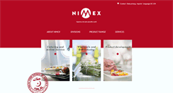 Desktop Screenshot of nimex-international.com